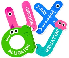 Lean Toys Magnetinė dėlionė 26 vnt.