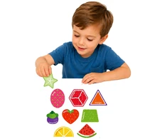 Lean Toys Magnetinė dėlionė 30 vnt.