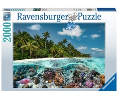 Dėlionė Ravensburger - Nardymas Maldyvuose 2000p - (10217441)
