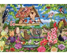 Dėlionė Ravensburger - Paukščių lesyklėlė 1000p (12001713)