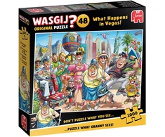 Dėlionė Nezatříděno „Wasgij Original 48“ – Kas vyksta Las Vegase! (1000 detalių)