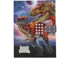 Dino World Dinozaurų pasaulis - dienoraštis su kodu ir garsu