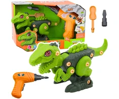 Lean Toys Dinozauras su žaliu gręžtuvu