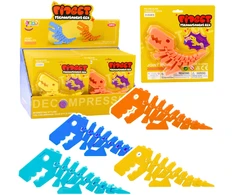 Lean Toys Dinozauro 3D Dėlionė Žaislas Vaikams, Pastelinės Spalvos