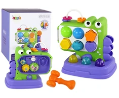 Edukacinis dinozauro formos žaislas Whack-A-Mole
