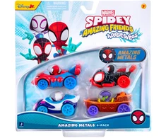 Disney „Spidey“ – nuostabūs metaliniai automobiliai, 4 vnt. (SNF0378)