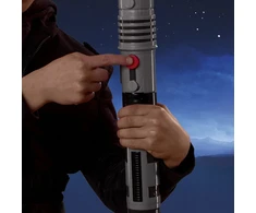 Žaislinis dviašmenis šviesos kardas „Hasbro Star Wars Darth Maul“, su šviesos ir garso efektais