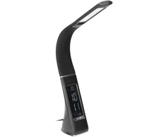 Orno DOLOMIT LED 5W, stalinė lempa su žadintuvu, 300lm, 4000K, juoda
