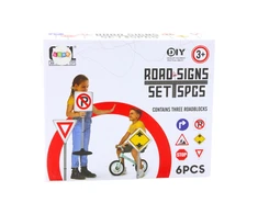 Lean Toys Didaktinis kelio ženklas „Kelio darbai“ 70 cm