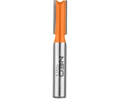 Dviejų griovelių galinis freza, TCT, 8 x 19 mm, 8 mm kotas
