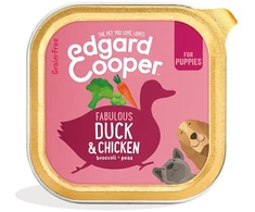 Edgard Cooper anties ir vištienos paštetas šuniukams, 300g