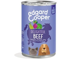 Edgard Cooper - jautienos suaugusių šunų šlapias ėdalas 400g - (542503948531)