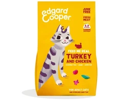 Edgard Cooper sausas kačių maistas suaugusioms katėms su kalakutiena/vištiena, 2kg