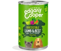 Edgard Cooper - šlapias ėdalas suaugusiems šunims su ėriena ir jautiena - 400g