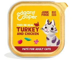 Edgard Cooper - suaugusių kačių veterinarinis ėdalas su kalakutiena/vištiena - 85 g