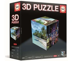 Educa - 3D dėlionės kubas kelionėms (80-20124)