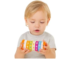 Lean Toys Švietimo matematinis volelis vaikams 12,5 cm