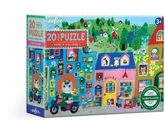 Dėlionė Eeboo – galvosūkis 20 vnt – Yumi's Village (EPZY863)