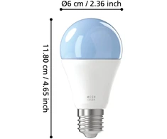 EGLO - 2 x E27 A60 išmaniųjų lempučių rinkinys - RGB + TW - Zigbee ir Bluetooth