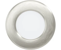 Eglo - FUEVA 5 įleidžiamas LED prožektorius Ø86 mm – šlifuoto plieno