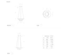 „Eglo“ – „Lobinero-Z“ išmanusis pakabinamas šviestuvas – Ø57 cm, reguliuojamo baltumo, su „Zigbee“ ir „Bluetooth“