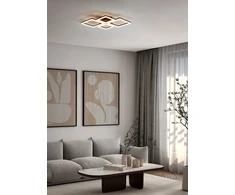 „Eglo“ – „Paranday-Z“ išmanusis lubinis šviestuvas – juodas (47 x 43 cm) – „Zigbee“ ir „Bluetooth“