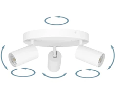 EGLO Telimbela-Z išmanusis prožektorius apvalus – baltas – RGB + reguliuojamo baltumo – Zigbee ir Bluetooth