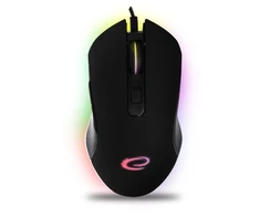 EGM302 Esperanza su laidu žaidimų pelė RGB LED 6D optinė USB-C Nemesis