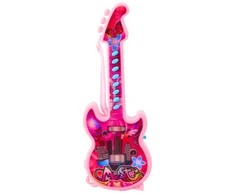 Lean Toys Vaikiška žaislinė gitara su melodijomis ir solmizacijos diapazonu, 29x10.5x2 cm