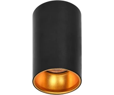Lubinis šviestuvas Orno ELIZA, įleidžiamas šviestuvas, GU10, IP20, aliuminis, juodas ir auksinis