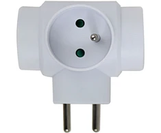 Esperanza ELK302W Electrical Splitter 3 sockets Baltas