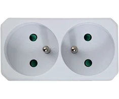 Esperanza ELK305W elektros skirstytuvas, 2 lizdai, Baltas