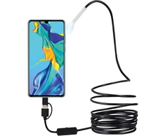 Endoskopo 3,9 mm HD apžiūros kamera „Android“ įrenginiams su USB-C