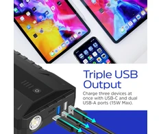 „Energizer“ – 3 viename užvedimo įrenginys – 8000 mAh