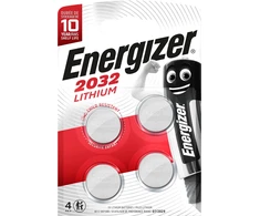„Energizer“ – ličio baterijos CR2032 (4 vnt. pakuotėje)