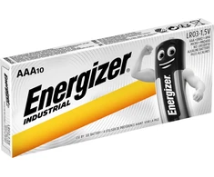„Energizer“ – pramoninės AAA baterijos, 10 vnt. pakuotėje