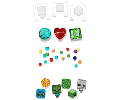 Epee Naklejkomat 3D Minecraft 60403