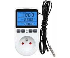 Eurokomp Termostat su gniazdem 230V E6185