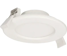 Orno EURUS LED 9W, įleidžiamas šviestuvas, apvalus, 530lm, 3000K, baltas, su integruotu LED maitinimo šaltiniu