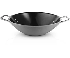 Eva Trio - Pilkas Line Wok - Pilka - 5,0 L - 32 cm