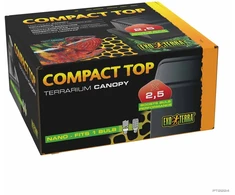 Exo Terra - RAMP EXOTERRA kompaktiškas stogelis 1 lemputei Nano - 20 x 15 x 9 cm