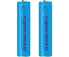 EZA101B Esperanza įkraunamos ni-mh aaa 1000mah baterijos 2 vnt mėlynos spalvos