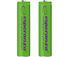 EZA101G Esperanza įkraunamos ni-mh aaa 1000mah baterijos 2 vnt žalios