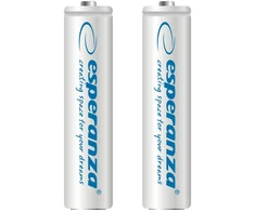 EZA101W Esperanza įkraunamos ni-mh aaa 1000mah baterijos 2 vnt baltos