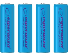 EZA104B Esperanza įkraunamos ni-mh aa 2000mah baterijos 4 vnt mėlynos spalvos
