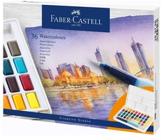 Faber-Castell akvarelinių dažų rinkinys kubeliais, 36 vnt. (169736)