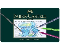 Faber-Castell - Albrecht Dürer akvareliniai pieštukai - 36 vnt. skardinėje dėžutėje (117536)