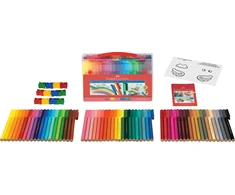 Faber-Castell - Dovanų rinkinys flomasteriams su jungtimi (60 vnt.) (155560)