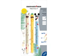 Faber-Castell EFA gelinis volelis „Erase It Animal“ – 3 vnt. vasaros spalvų – BC (582184)