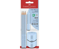 Faber-Castell Grip 2001 rinkinys - dangaus mėlynumo blisterinė pakuotė (580074)